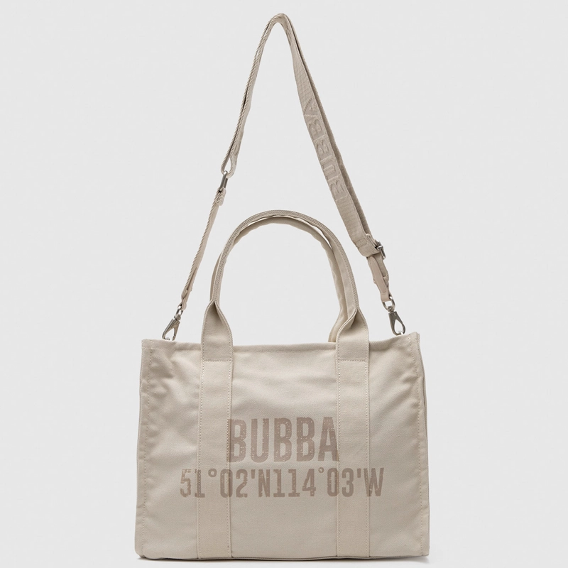 CARTERA BUBBA BEIGE CANVAS  - 4