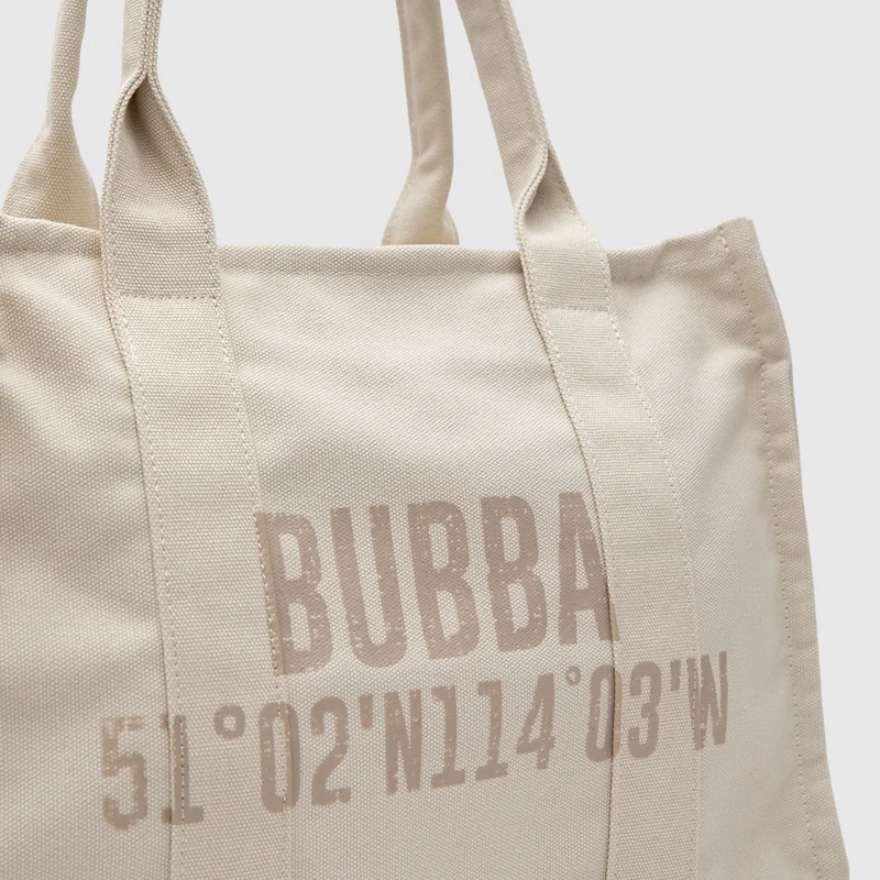 CARTERA BUBBA BEIGE CANVAS  - 5