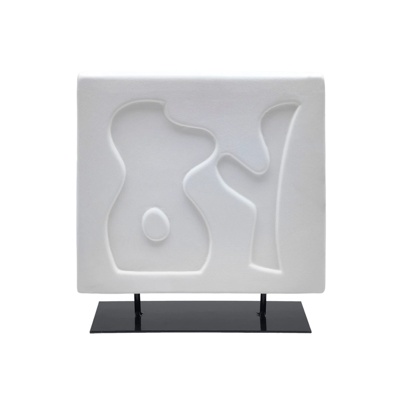 FIGURA DECORATIVA RIPLEY HOME NERO CON ALTURA BLANCO - 1