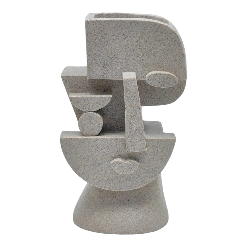 FIGURA DECORATIVA RIPLEY HOME NERO ROSTRO RELIEVE - 1