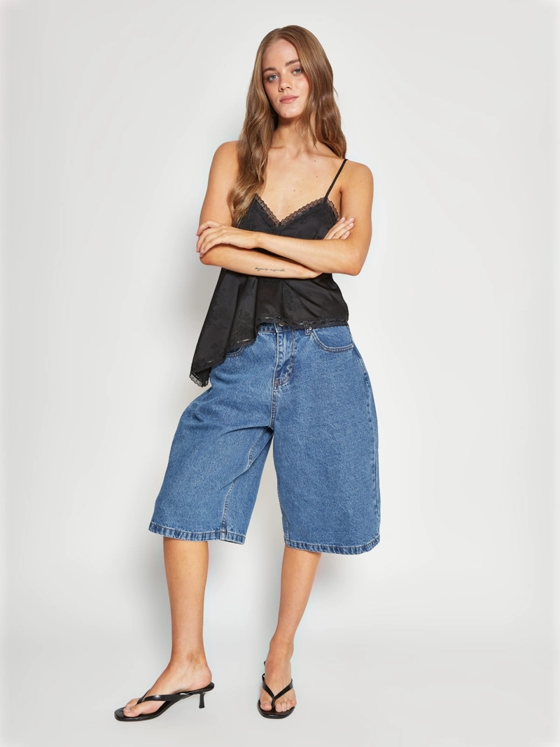 BLUSA MUJER INDEX SIN MANGAS LENCERO - 4