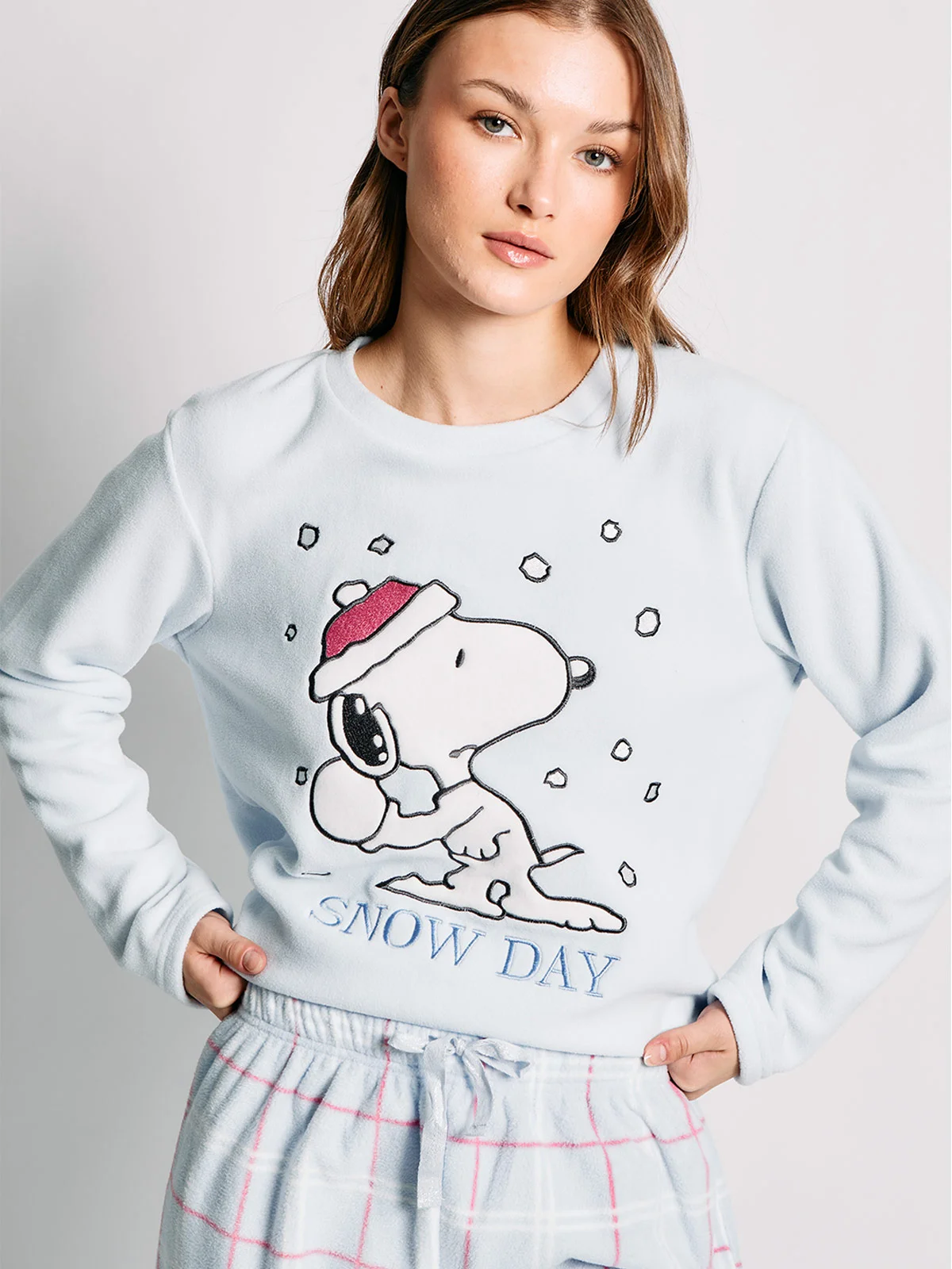 PIJAMA SNOOPY MICROPOLAR LARGO - 3