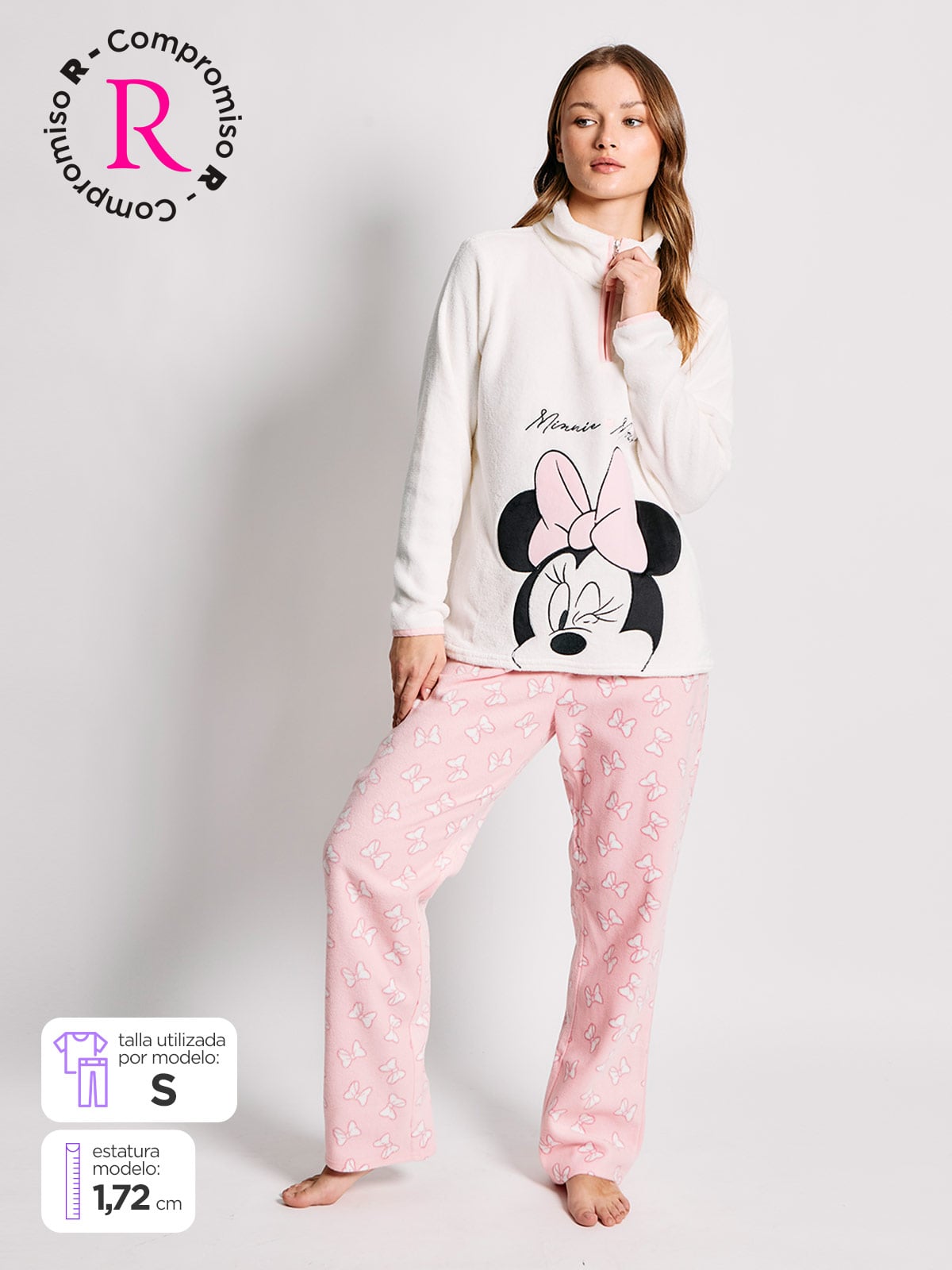 PIJAMA MICKEY SHERPA LARGO - 1