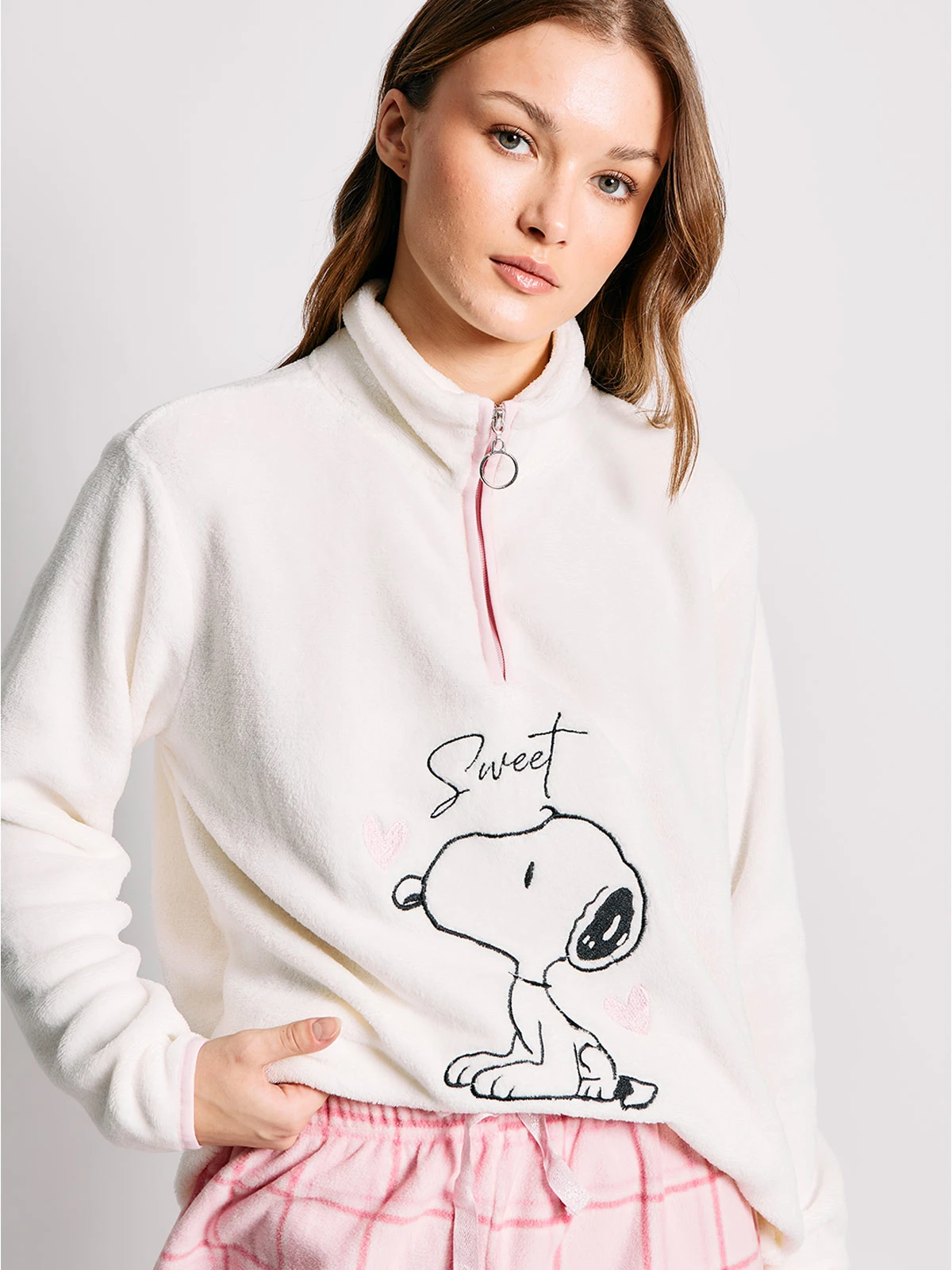 PIJAMA SNOOPY SHERPA LARGO - 3