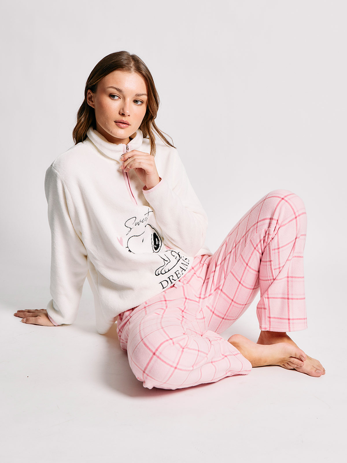 PIJAMA SNOOPY SHERPA LARGO - 4
