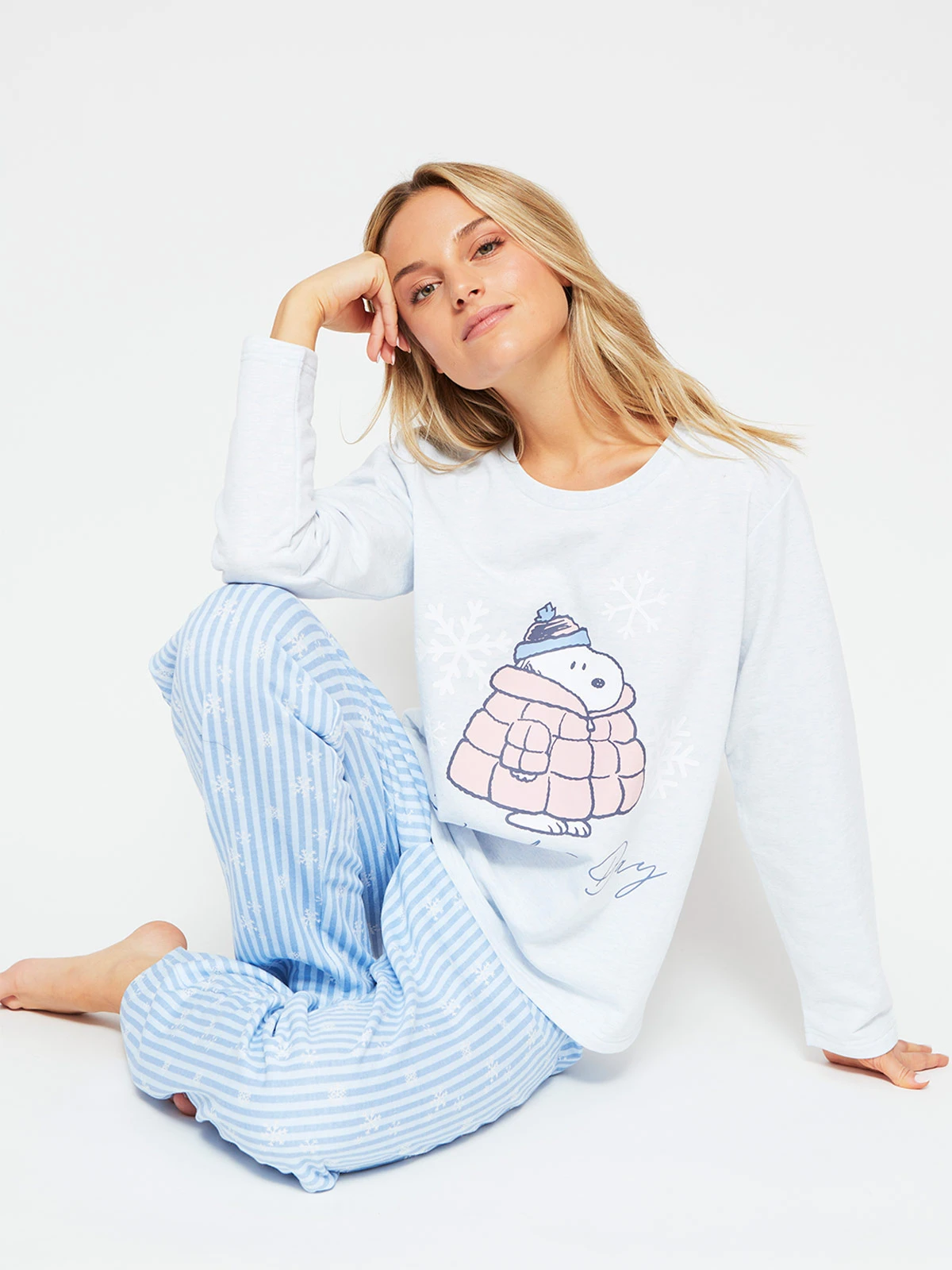 PIJAMA SNOOPY LARGO FLEECE - 4