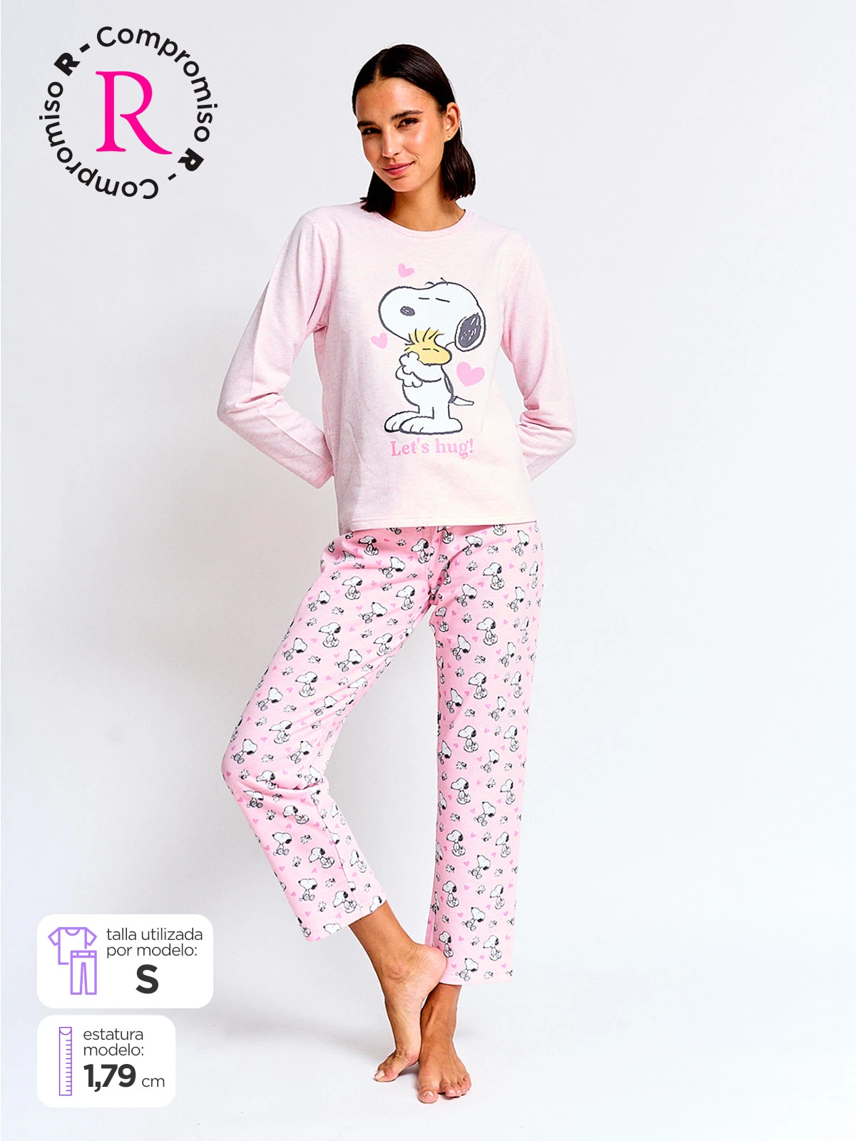 PIJAMA SNOOPY LARGO FLEECE - 1