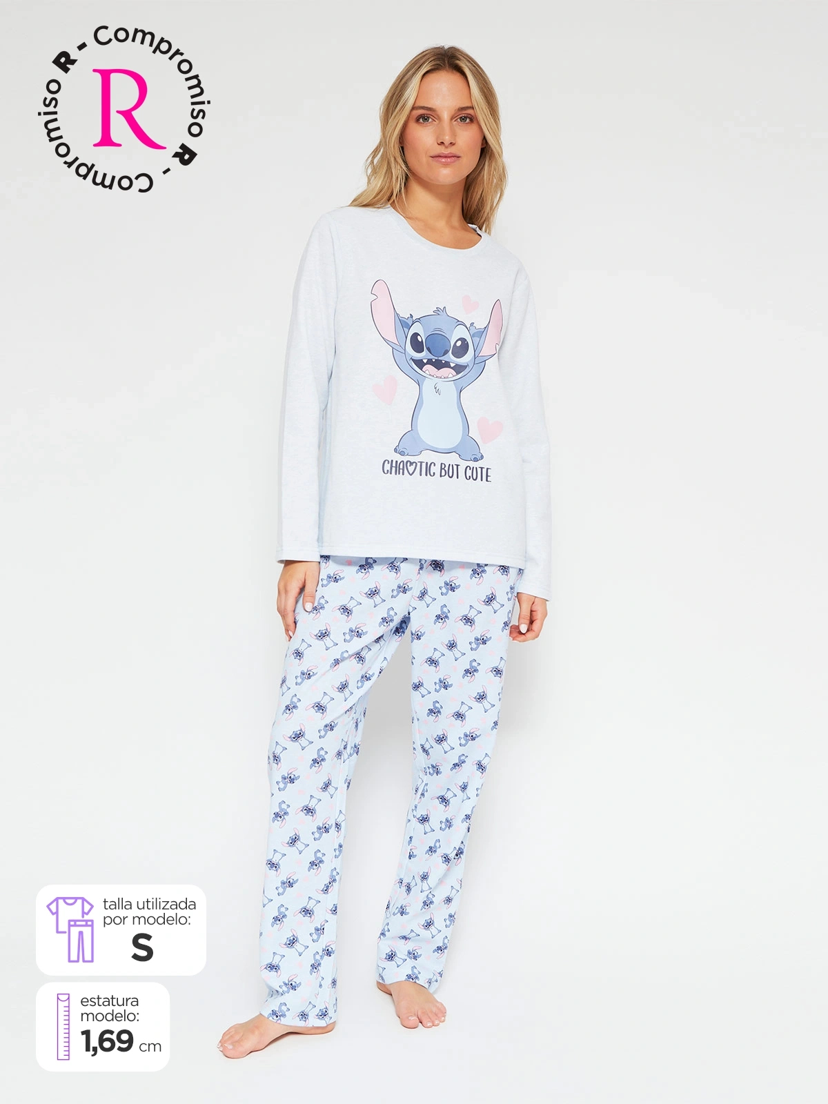 PIJAMA STITCH LARGO FLEECE - 1