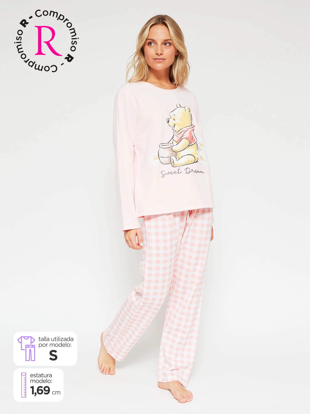 PIJAMA WINNIE POOH LARGO FLEECE - 1