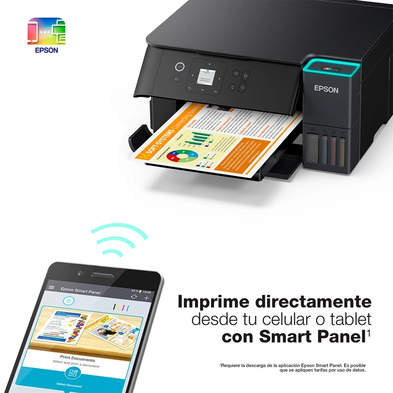 IMPRESORA MULTIFUNCIONAL INYECCIÓN DE TINTA EPSON ECOTANK L4360 - 5