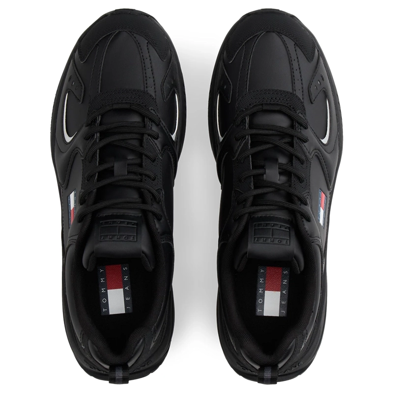 ZAPATILLAS HOMBRE TOMMY HILFIGER CASUALES NEGRO EM0EM01621BDS  - 4