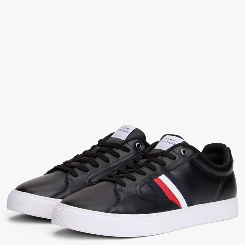 ZAPATILLAS HOMBRE TOMMY HILFIGER CASUALES NEGRO FM0FM05628BDS  - 2