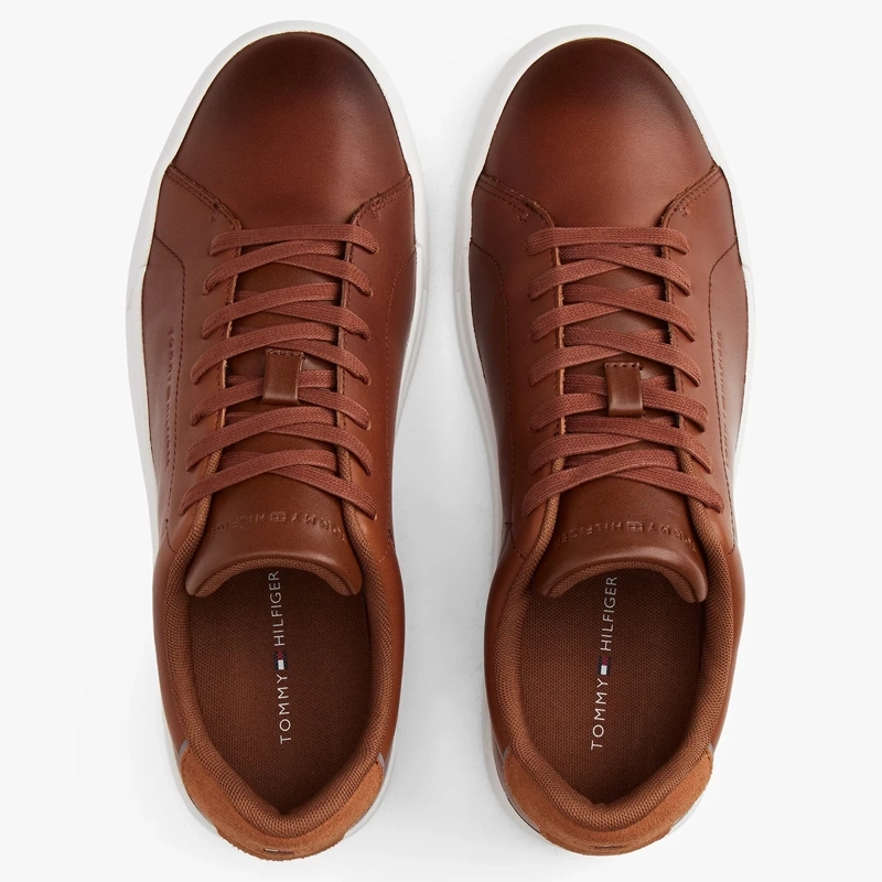 ZAPATILLAS HOMBRE TOMMY HILFIGER CASUALES CAFÉ  FM0FM05729GVI  - 5