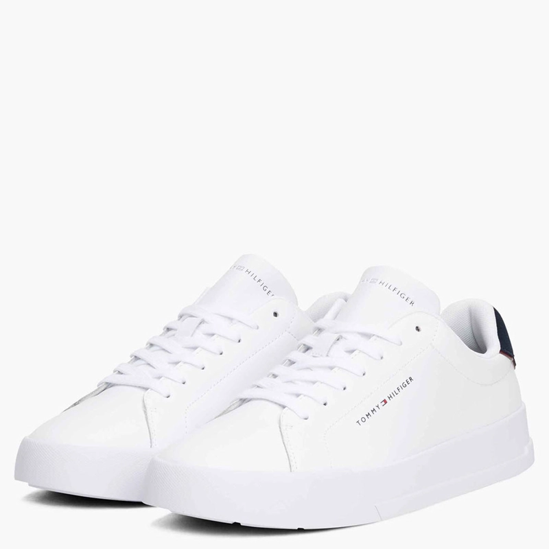ZAPATILLAS HOMBRE TOMMY HILFIGER CASUALES BLANCO FM0FM053670LD  - 2