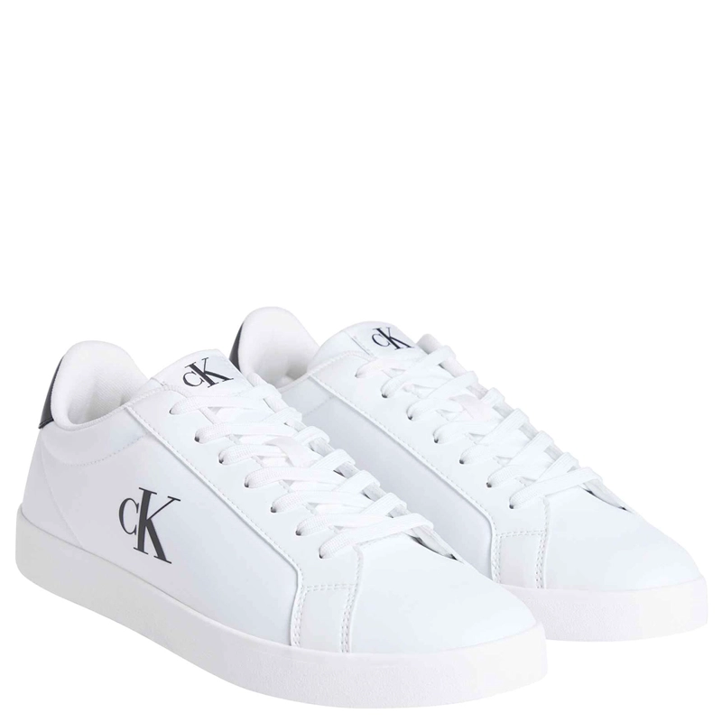 ZAPATILLAS HOMBRE CALVIN KLEIN CASUALES BLANCO YM0YM0121301W  - 2