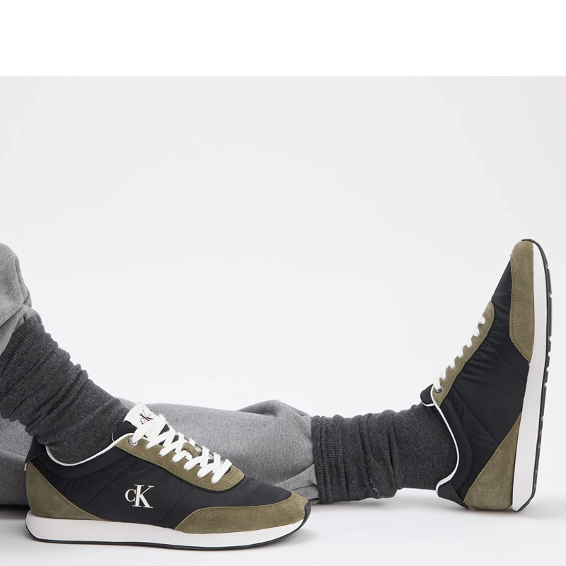 ZAPATILLAS HOMBRE CALVIN KLEIN CASUALES NEGRO YM0YM0136101A  - 2