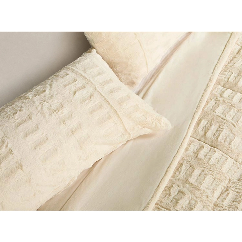 PLUMÓN RIPLEY HOME RABBIT SHERPA 1.5 PLAZAS IVORY - 3