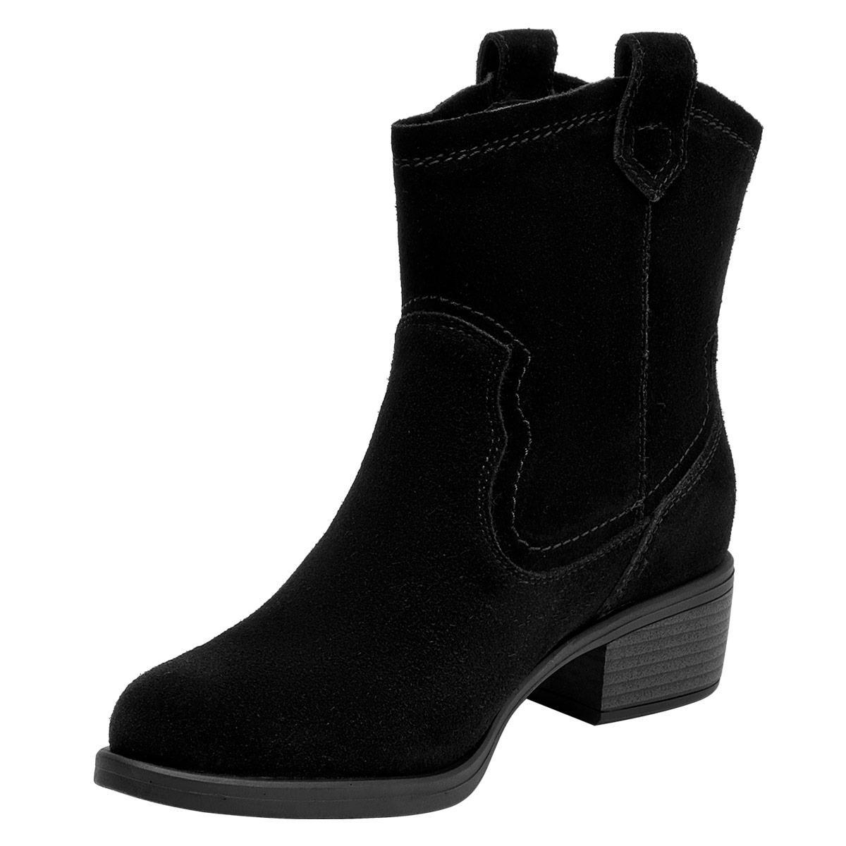 BOTINES MUJER BRUNO ROSSI NEGRO BRM0264 CUERO - 3