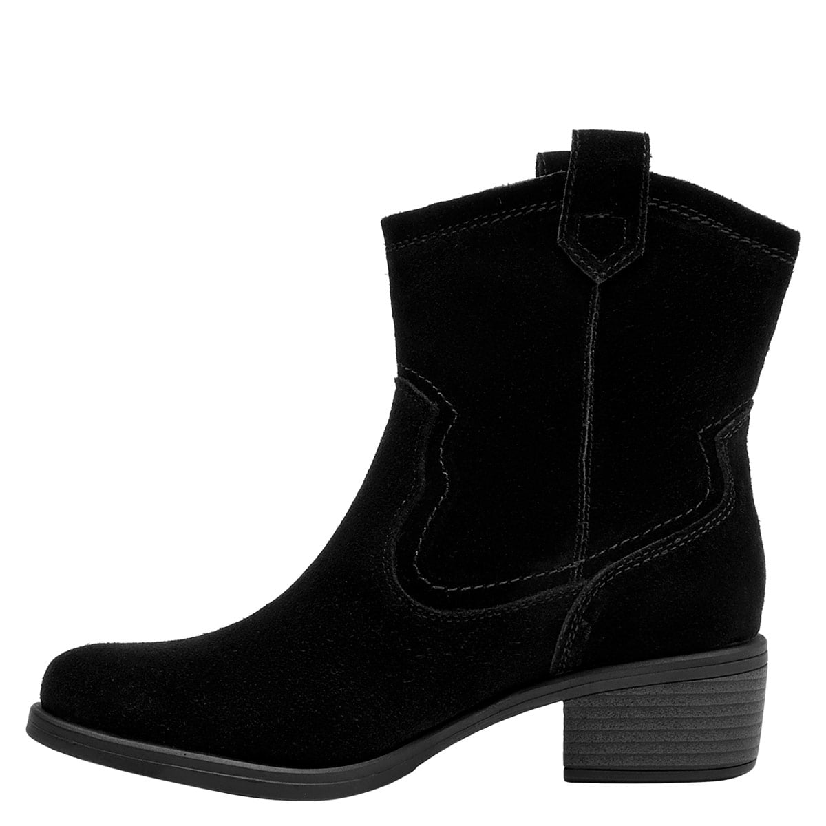 BOTINES MUJER BRUNO ROSSI NEGRO BRM0264 CUERO - 4