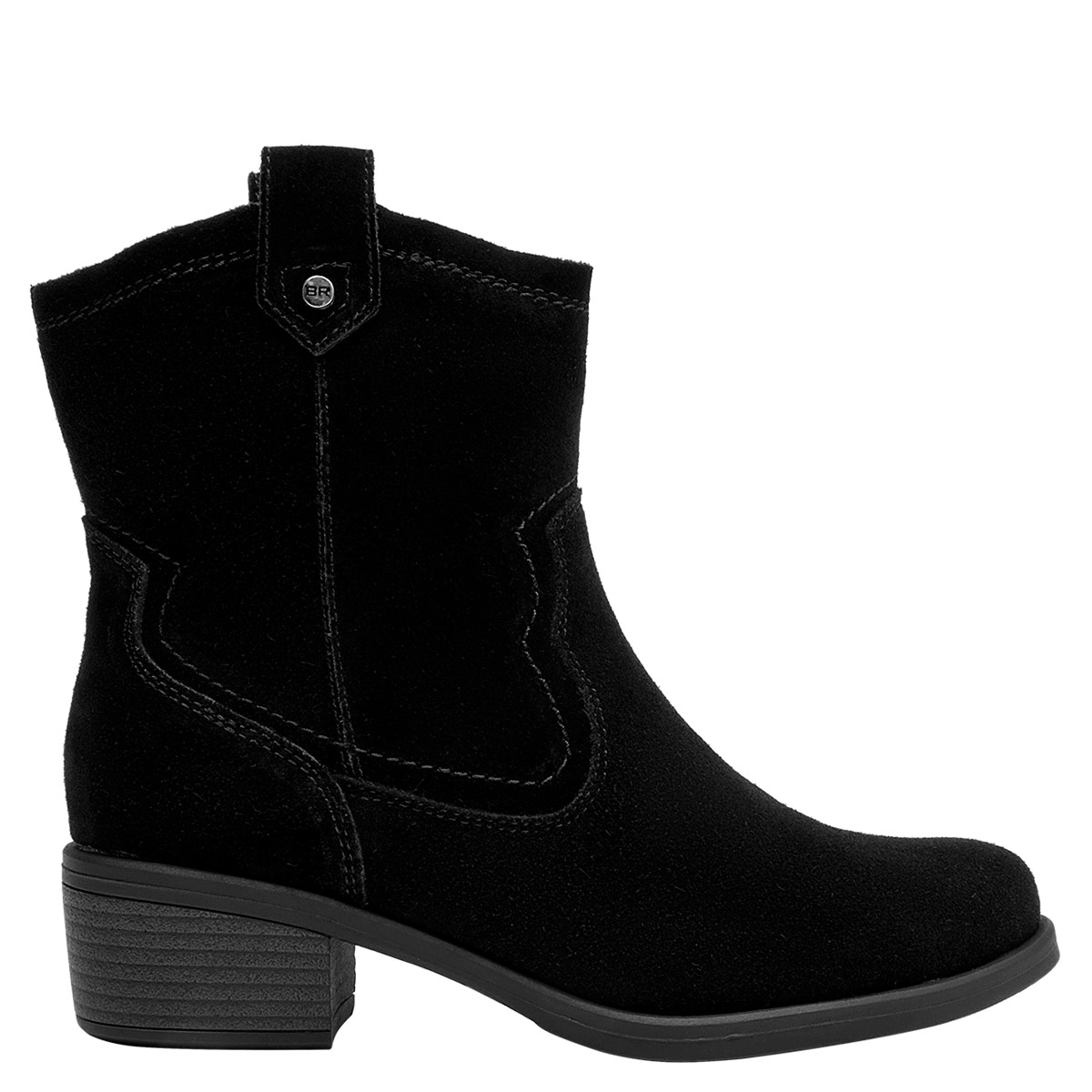 BOTINES MUJER BRUNO ROSSI NEGRO BRM0264 CUERO - 1