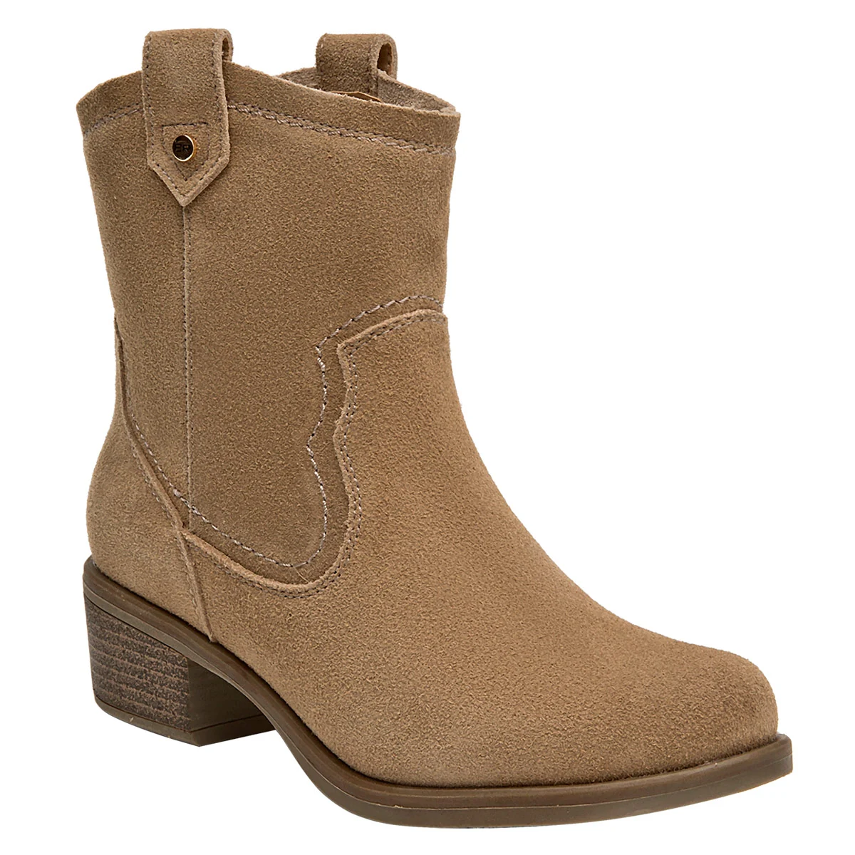 BOTINES MUJER BRUNO ROSSI TAUPE BRM0264 CUERO - 2