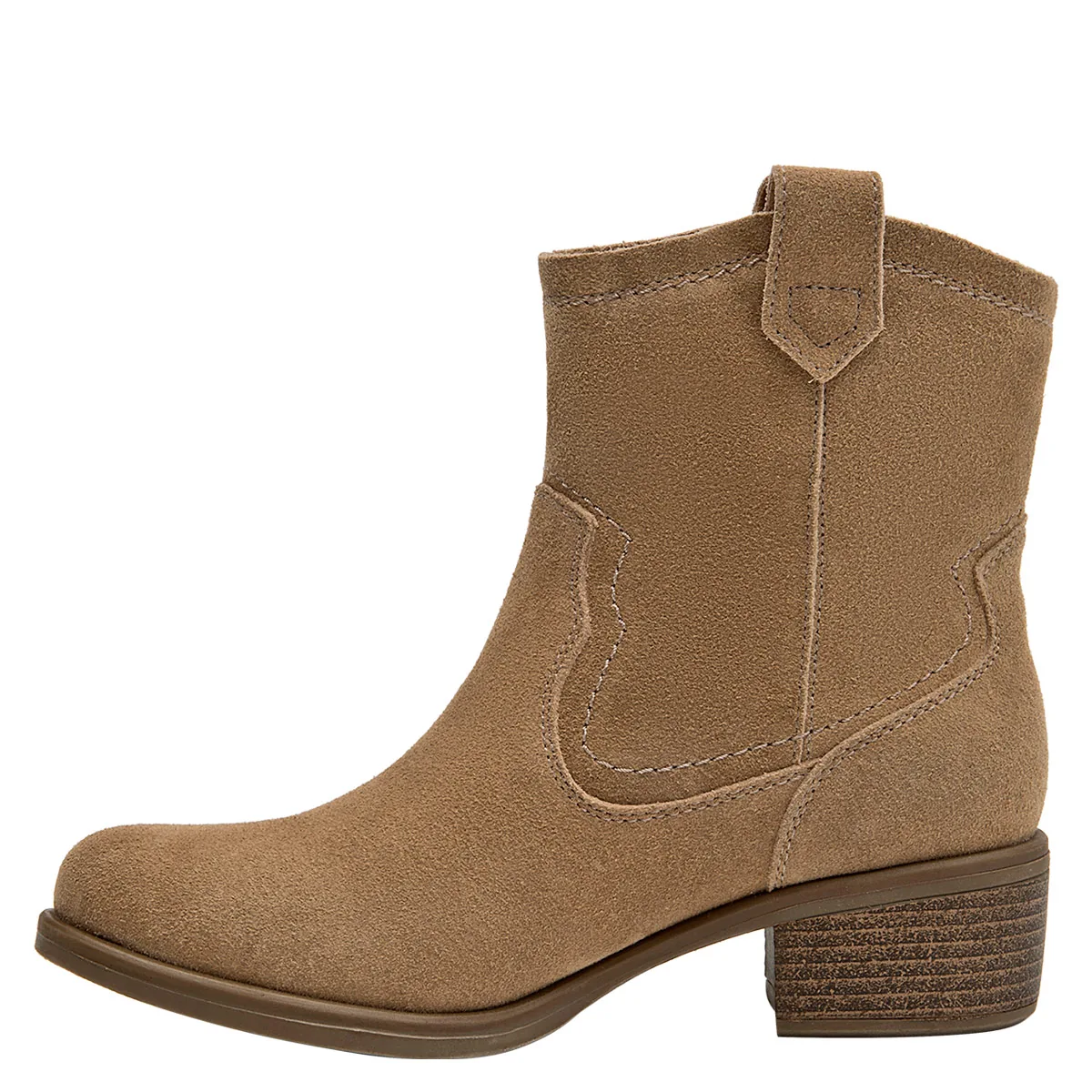 BOTINES MUJER BRUNO ROSSI TAUPE BRM0264 CUERO - 4