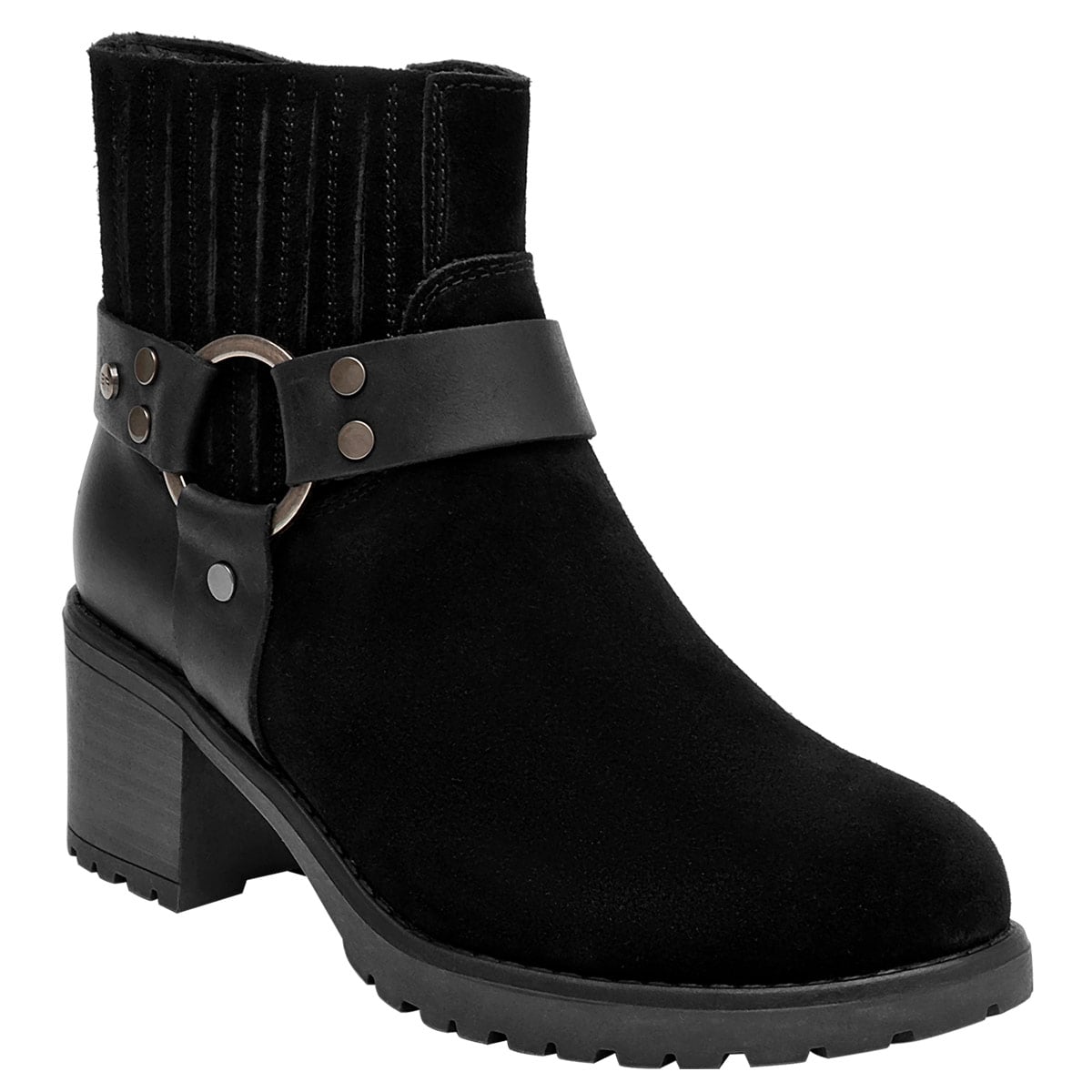 BOTINES MUJER BRUNO ROSSI NEGRO BRM0271 CUERO - 2