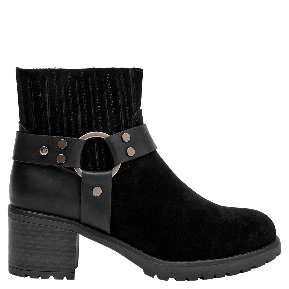 BOTINES MUJER BRUNO ROSSI NEGRO BRM0271 CUERO - 1