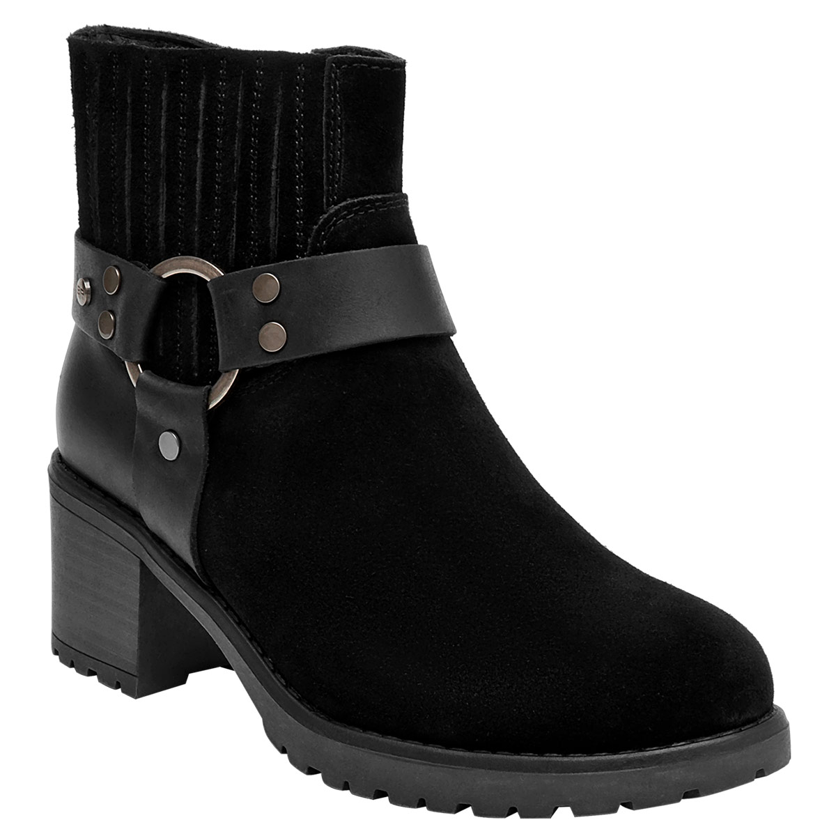 BOTINES MUJER BRUNO ROSSI NEGRO BRM0271 CUERO - 2