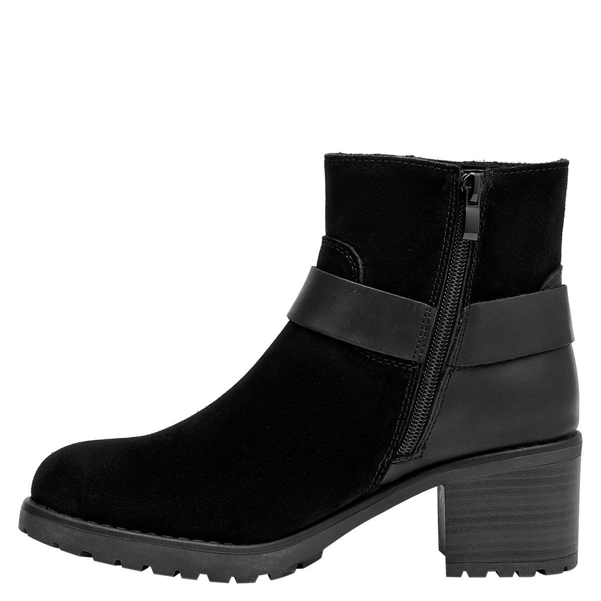 BOTINES MUJER BRUNO ROSSI NEGRO BRM0271 CUERO - 4