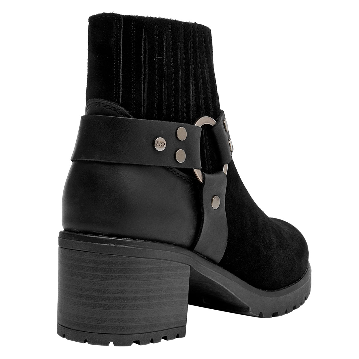 BOTINES MUJER BRUNO ROSSI NEGRO BRM0271 CUERO - 5