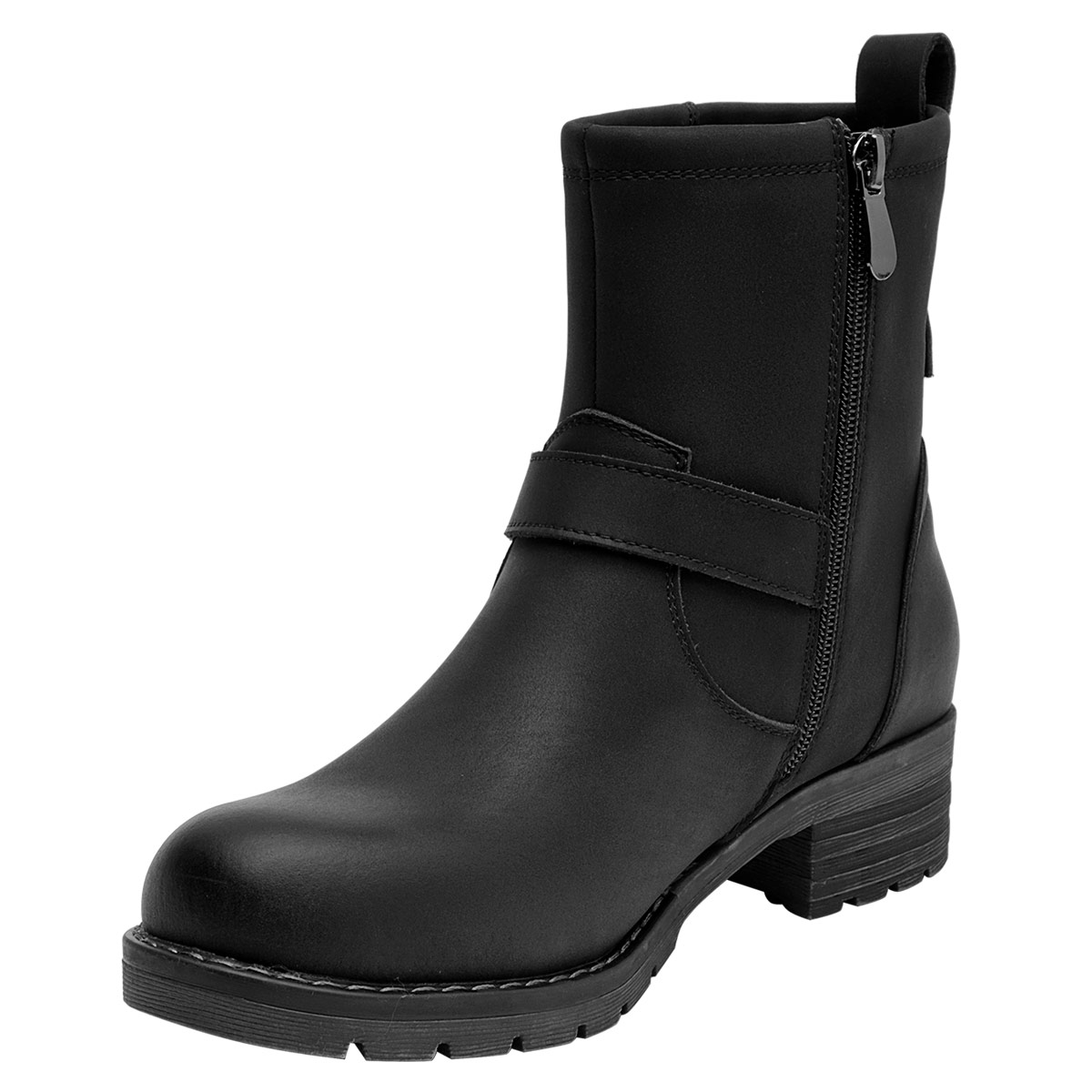 BOTINES MUJER BRUNO ROSSI NEGRO BRM0285 CUERO - 3