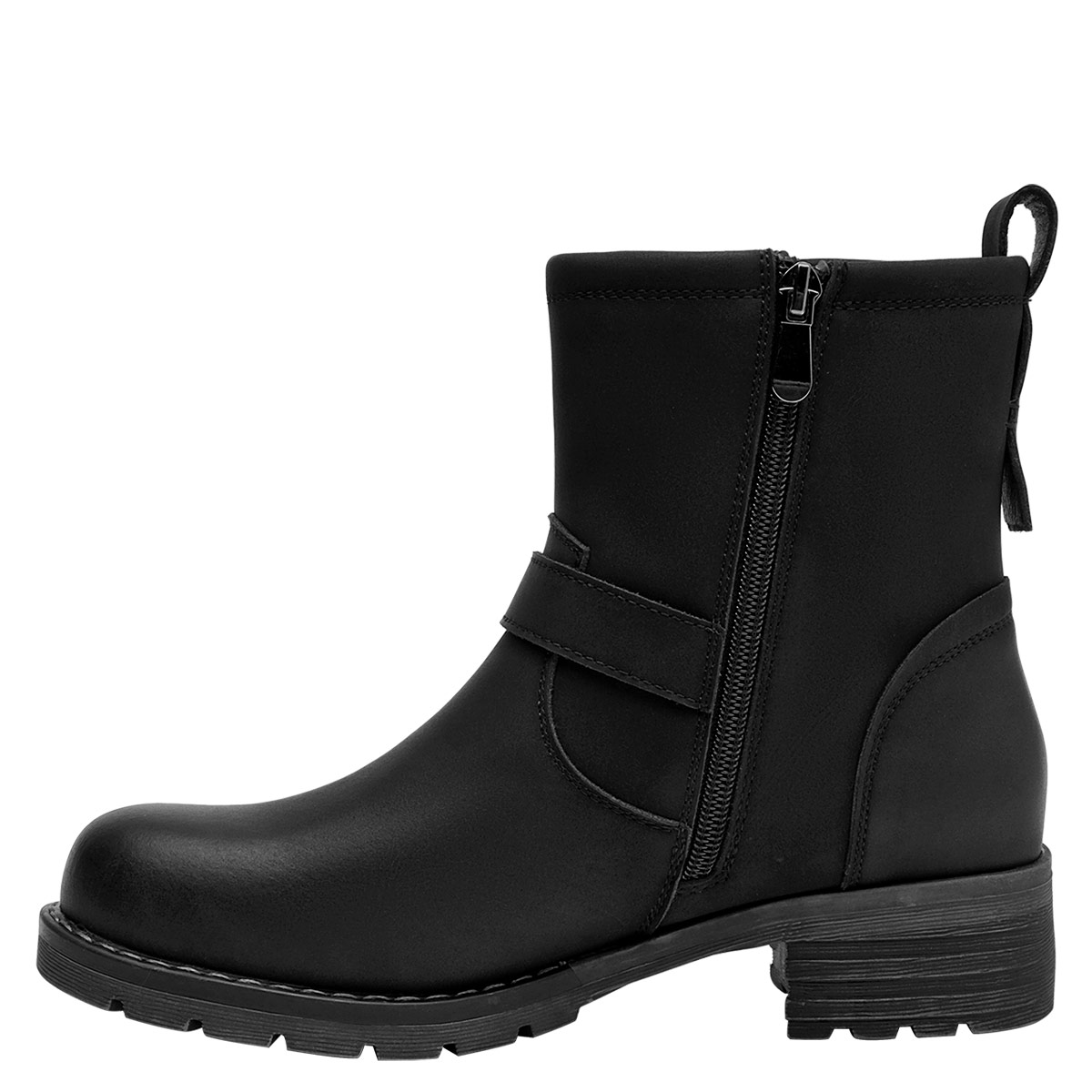 BOTINES MUJER BRUNO ROSSI NEGRO BRM0285 CUERO - 4