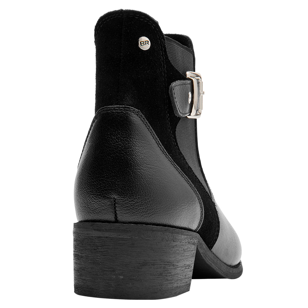 BOTINES MUJER BRUNO ROSSI NEGRO BRM0297 CUERO - 5