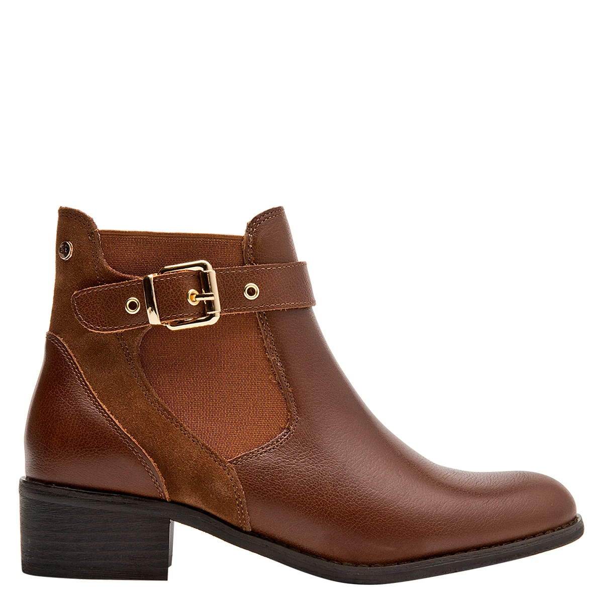BOTINES MUJER BRUNO ROSSI CAFÉ BRM0297 CUERO - 1