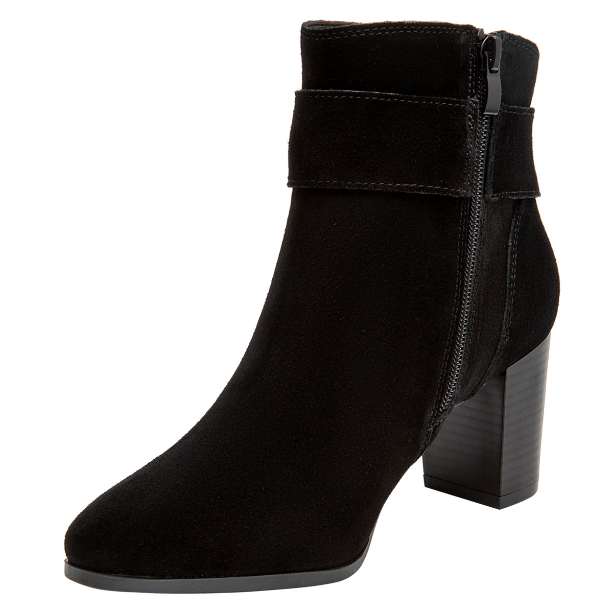 BOTINES MUJER BRUNO ROSSI NEGRO BRM0310 CUERO - 3