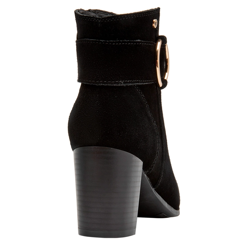 BOTINES MUJER BRUNO ROSSI NEGRO BRM0310 CUERO - 5