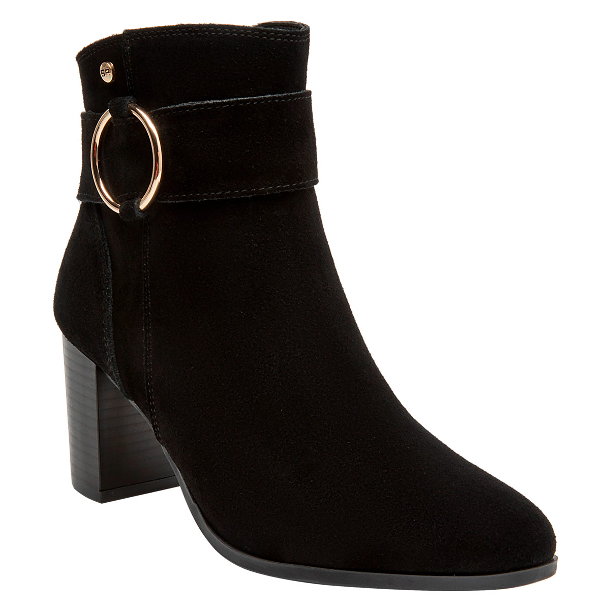 BOTINES MUJER BRUNO ROSSI NEGRO BRM0310 CUERO - 2