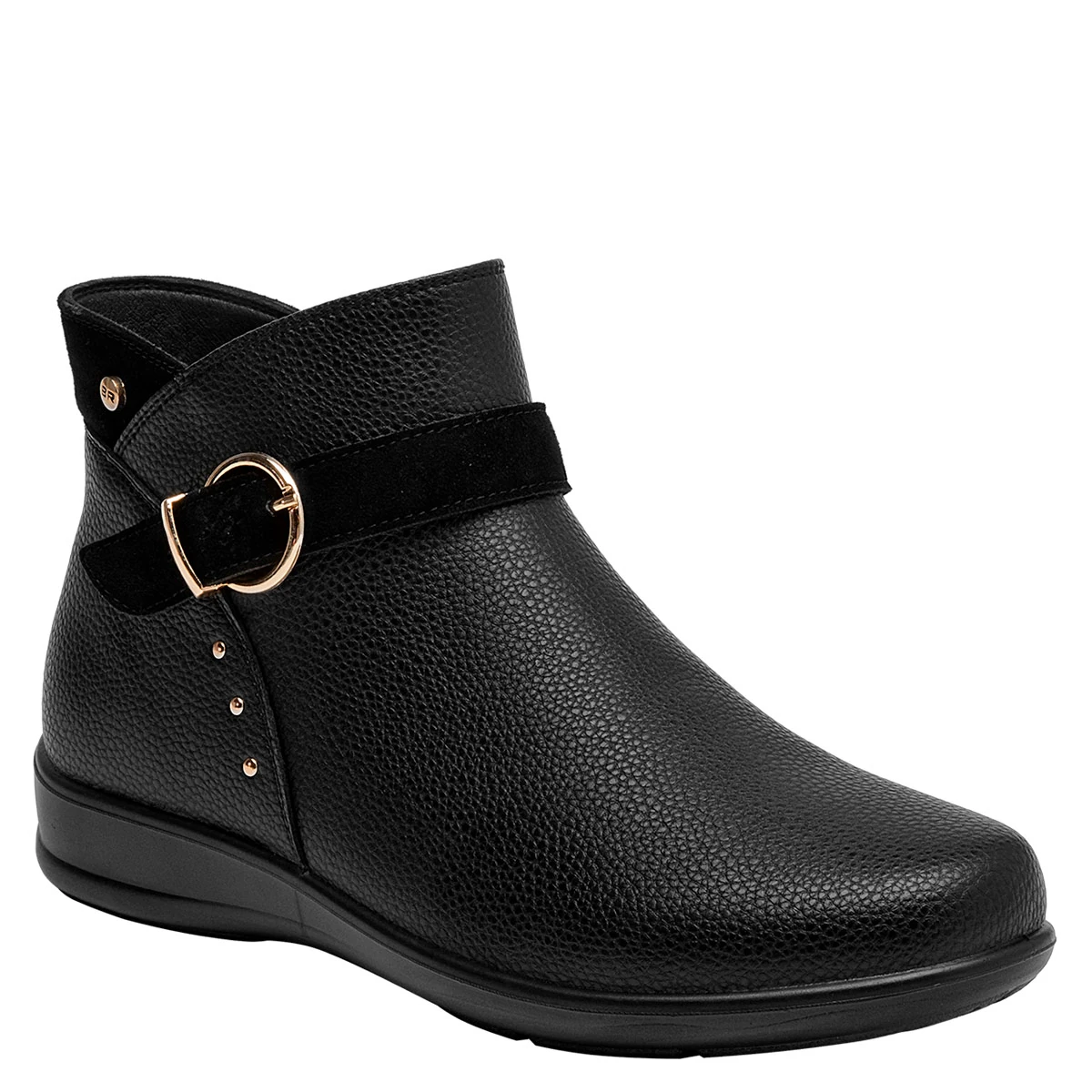 BOTINES MUJER BRUNO ROSSI NEGRO BRM0315 CUERO - 2