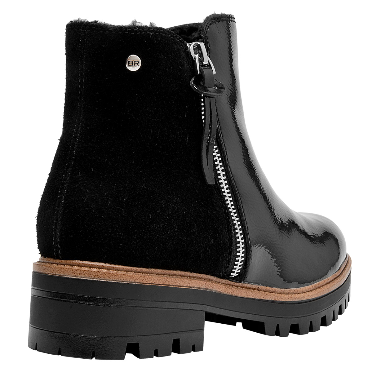 BOTINES MUJER BRUNO ROSSI NEGRO BRM0344  - 5