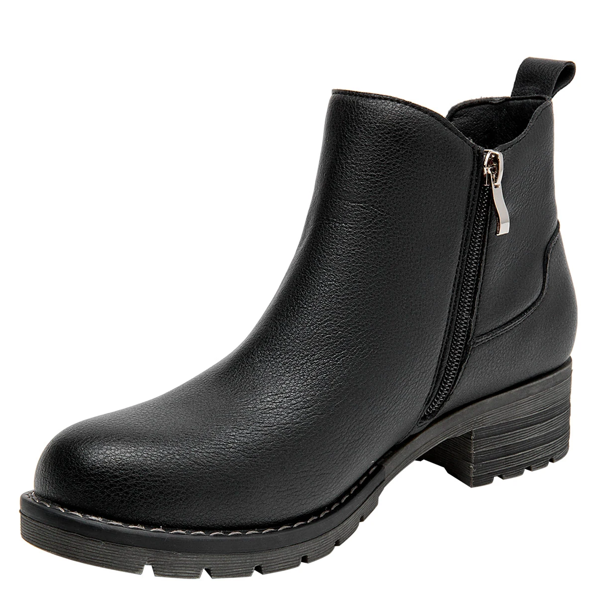 BOTINES MUJER BRUNO ROSSI NEGRO BRM0348 CUERO - 3