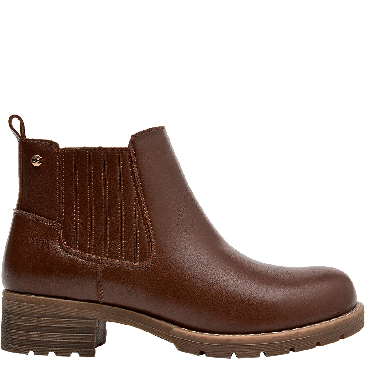 BOTINES MUJER BRUNO ROSSI CAFÉ BRM0348 CUERO - 1