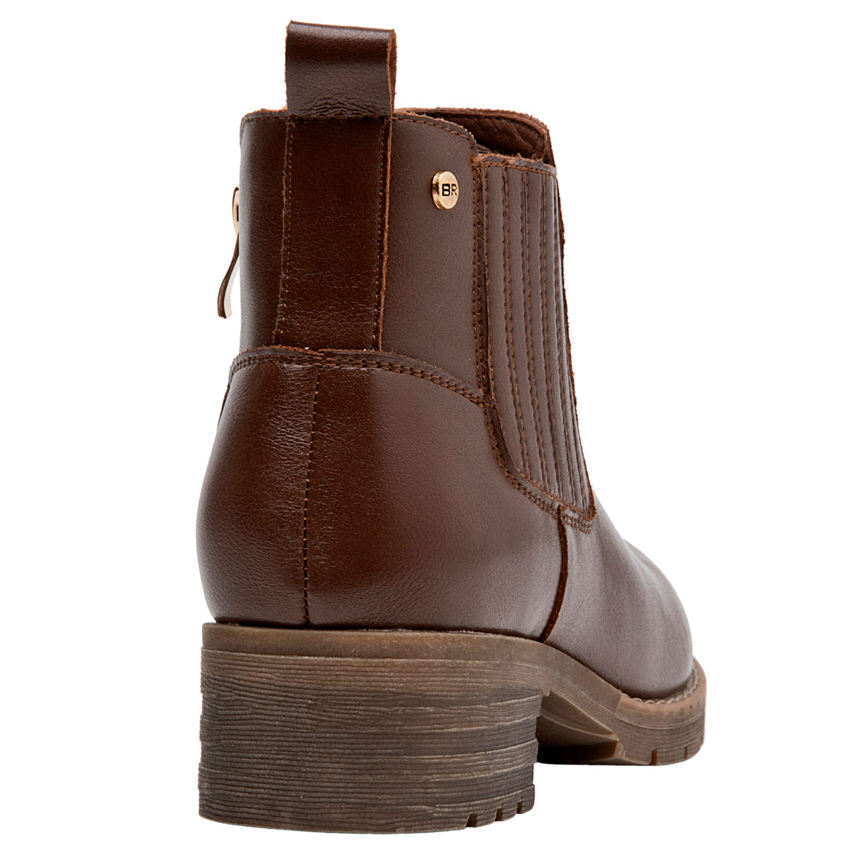 BOTINES MUJER BRUNO ROSSI CAFÉ BRM0348 CUERO - 5