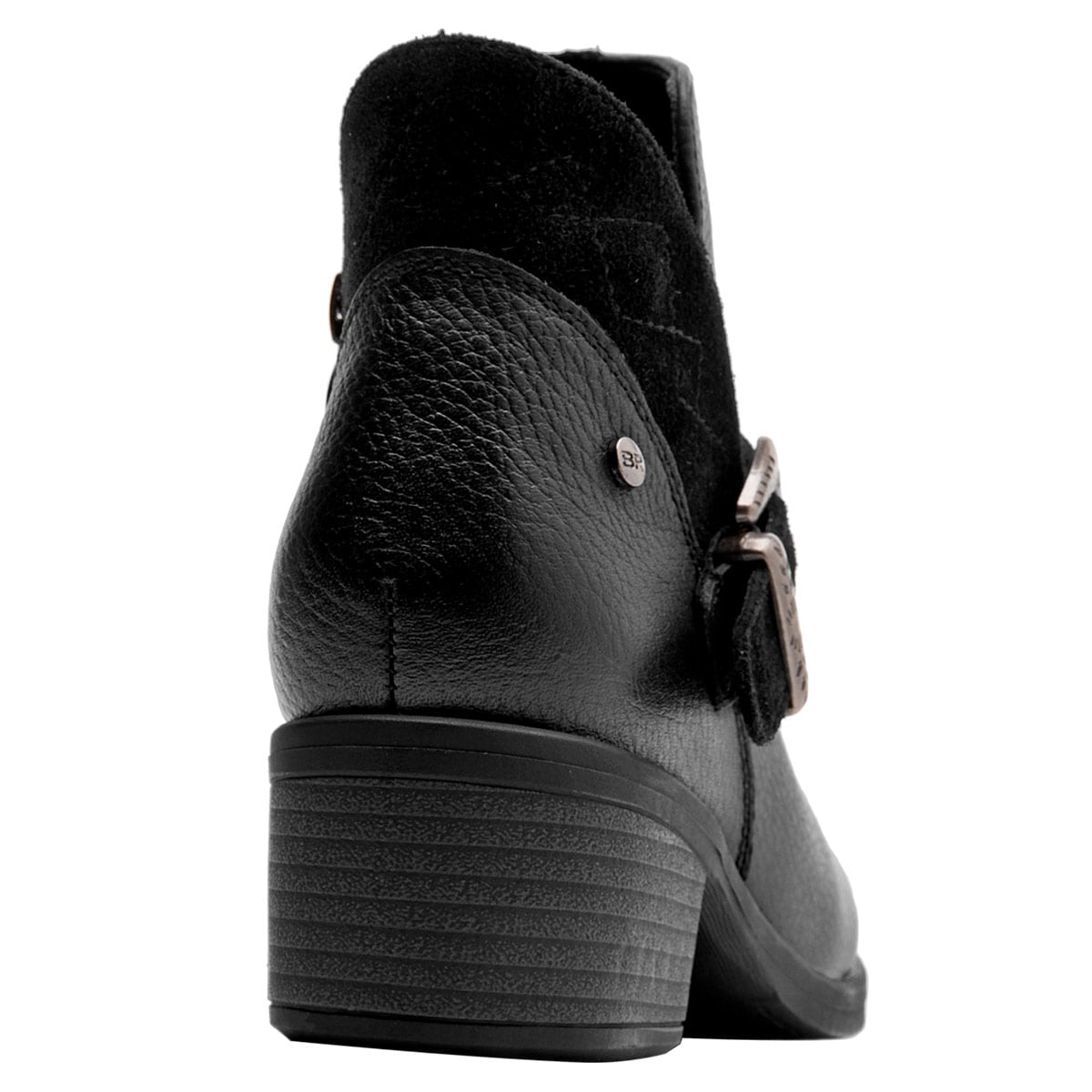 BOTINES MUJER BRUNO ROSSI NEGRO BRM0351 CUERO - 5