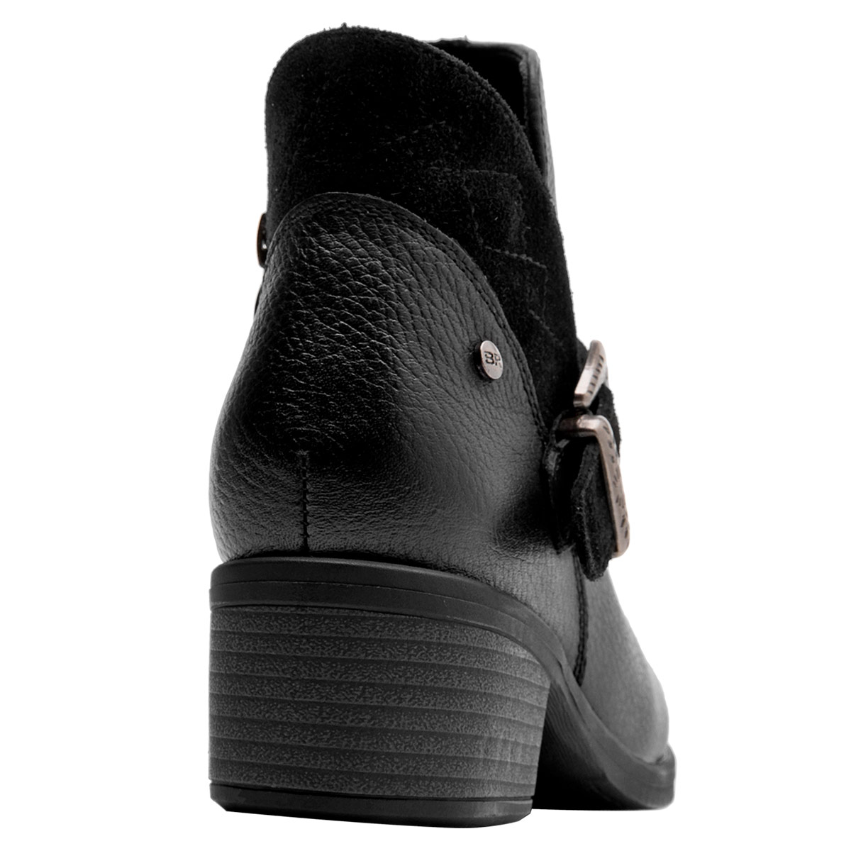 BOTINES MUJER BRUNO ROSSI NEGRO BRM0351 CUERO - 5