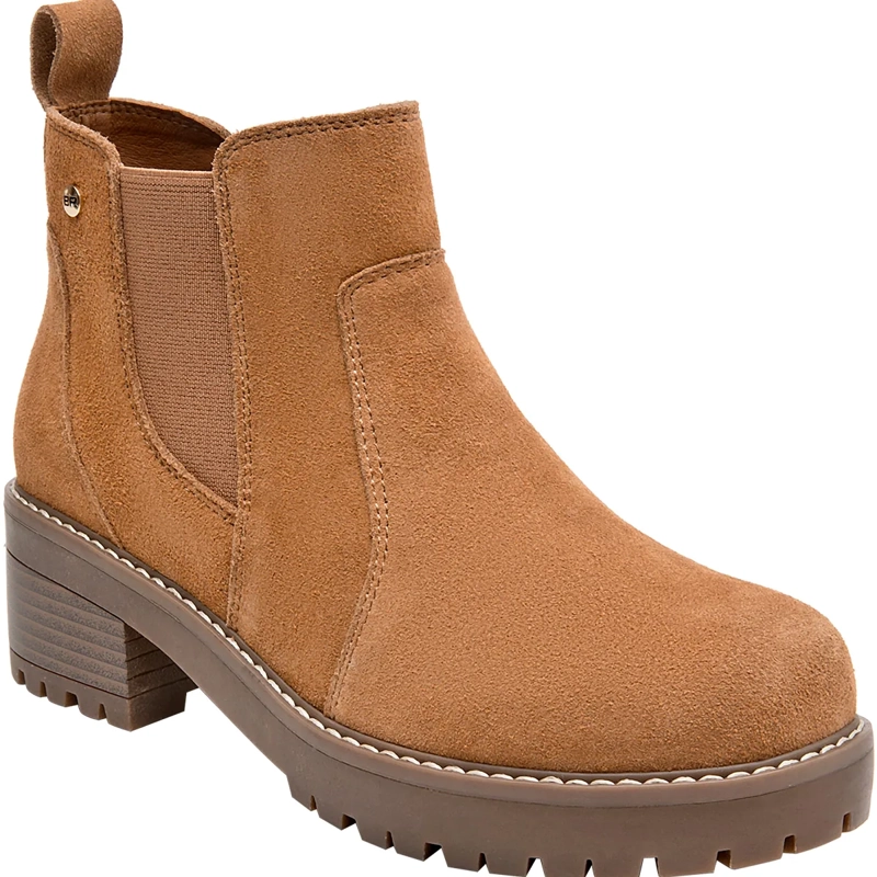 BOTINES MUJER BRUNO ROSSI CAMEL BRM0358 CUERO - 2