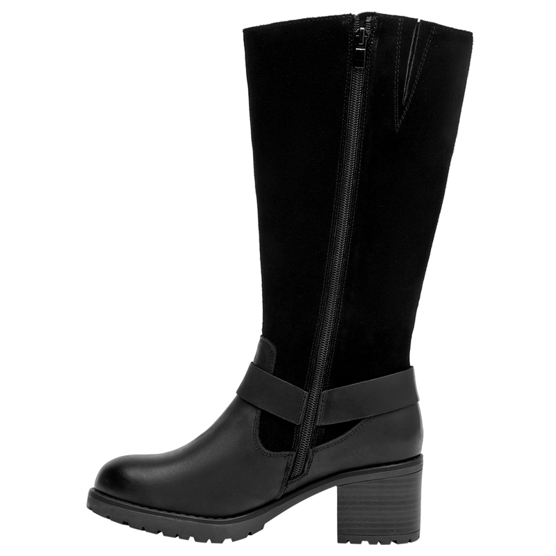 BOTAS MUJER BRUNO ROSSI NEGRO BRM0272 CUERO - 4