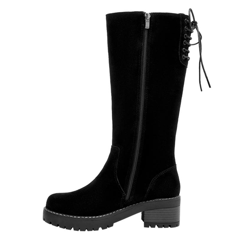 BOTAS MUJER BRUNO ROSSI NEGRO BRM0352 CUERO - 4