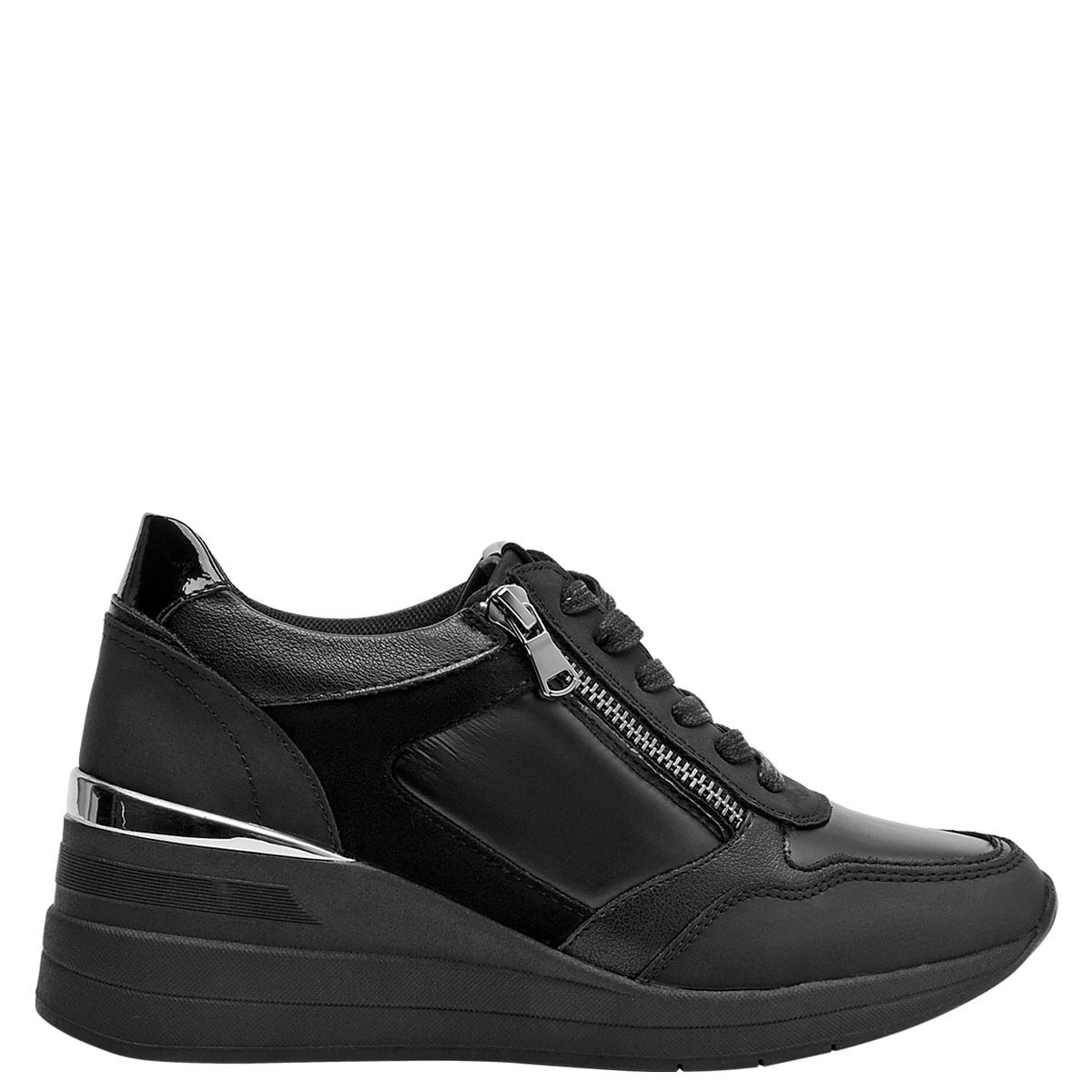 ZAPATILLAS MUJER BRUNO ROSSI CASUALES NEGRO BRM0341 - 1