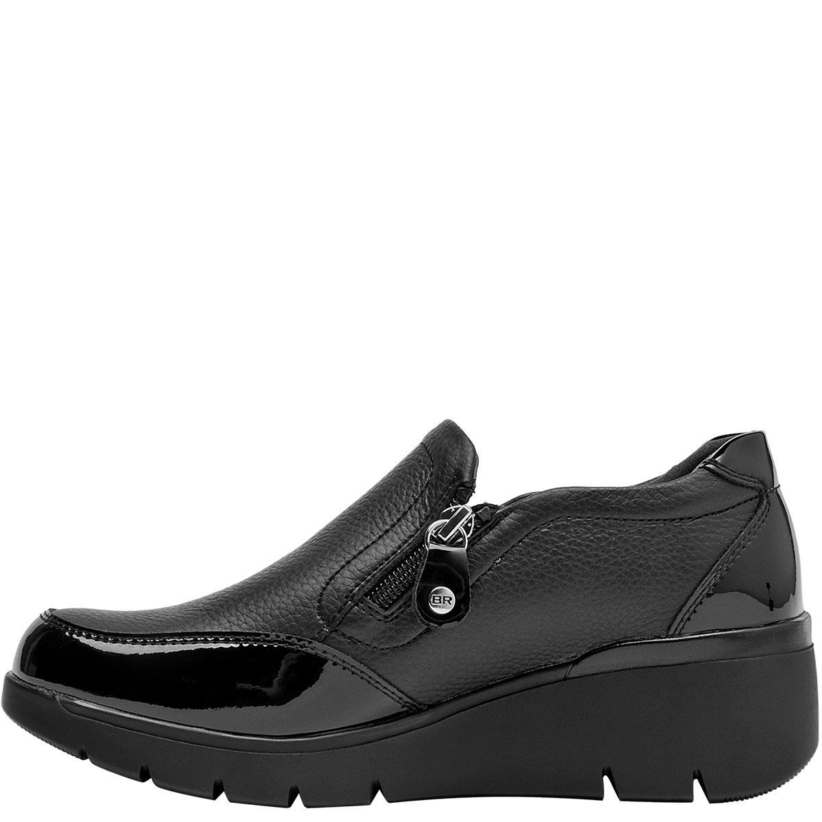 ZAPATOS MUJER BRUNO ROSSI NEGRO BRM0151 CUERO - 4